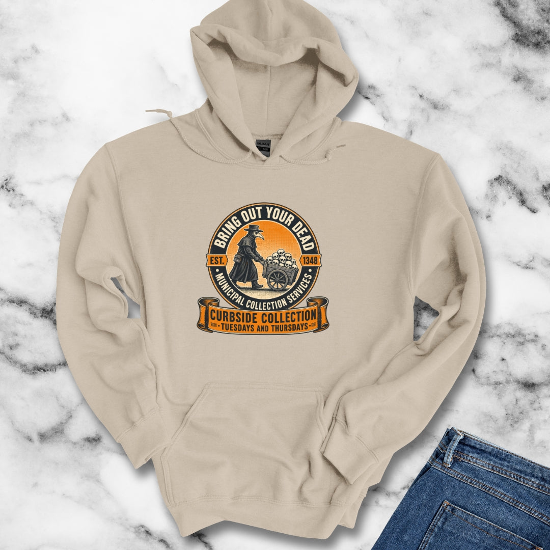 Bring Out Your Dead Black Plague Hoodie