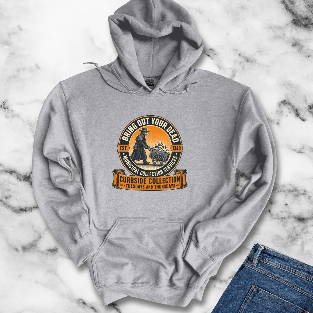 Bring Out Your Dead Black Plague Hoodie