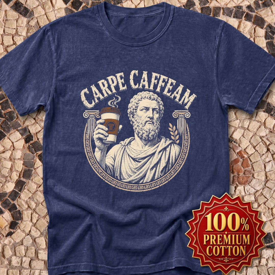 Carpe Caffeam Coffee Premium Tee