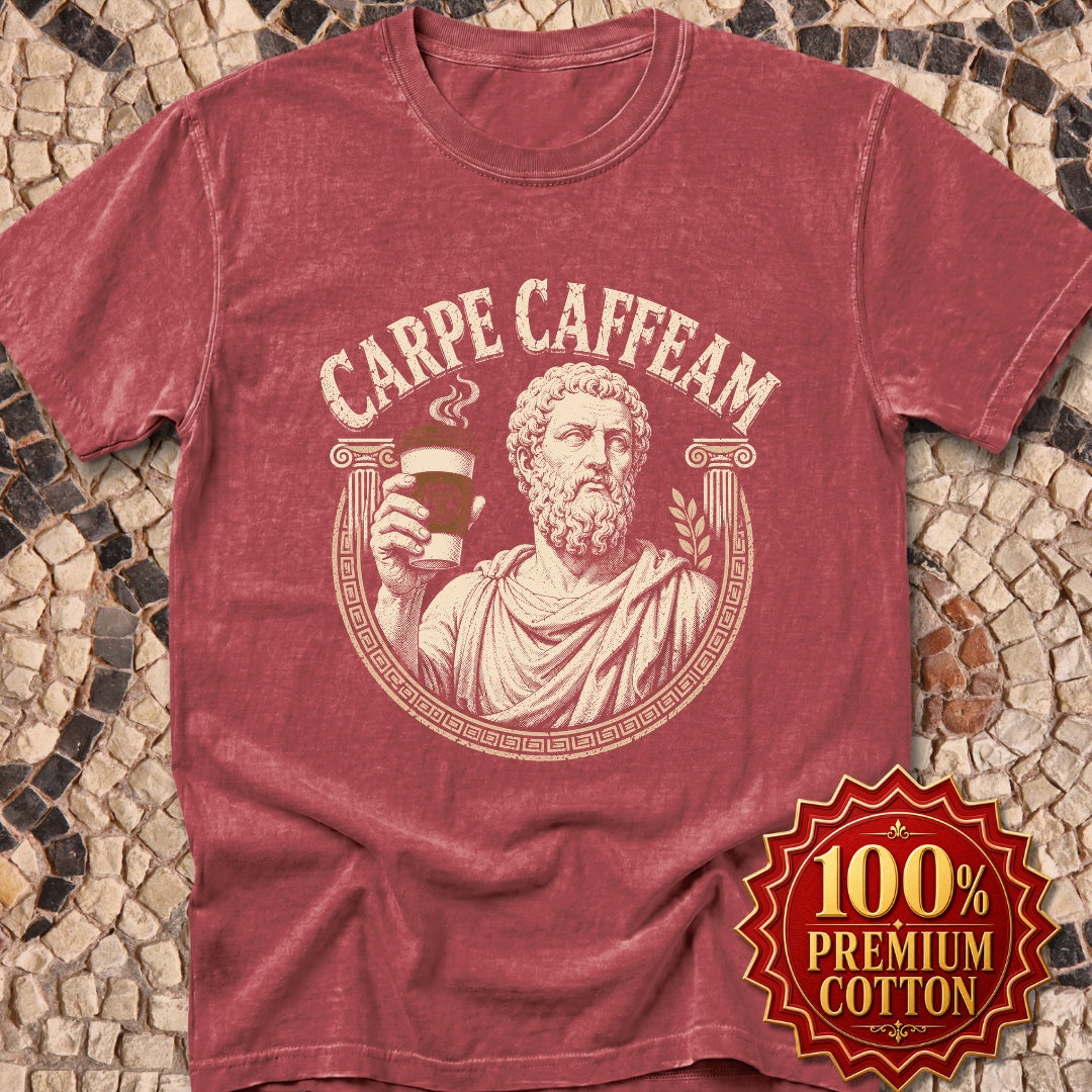 Carpe Caffeam Coffee Premium Tee
