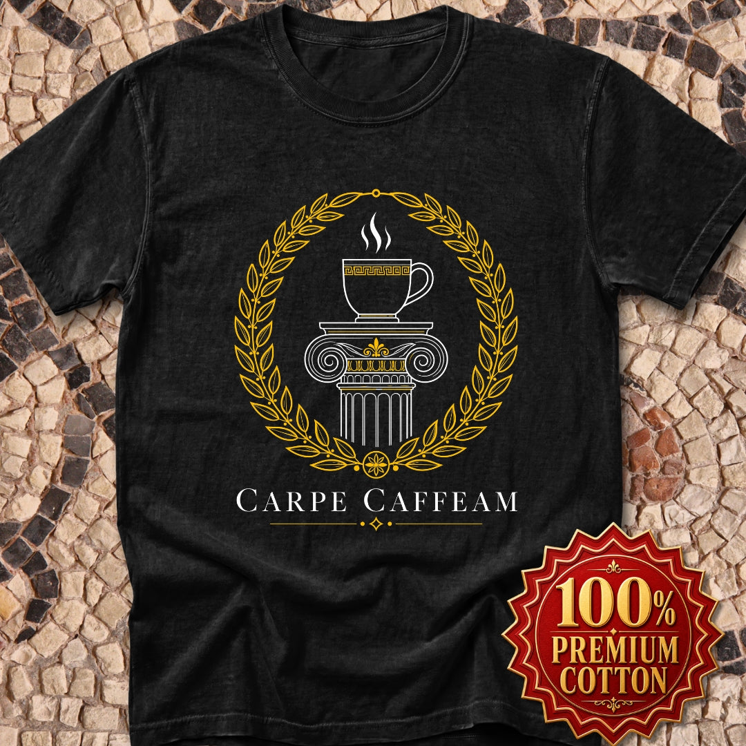 Carpe Caffeam Minimalist Premium Tee