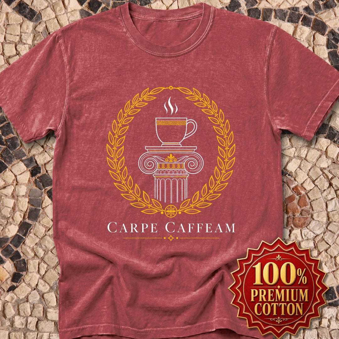 Carpe Caffeam Minimalist Premium Tee