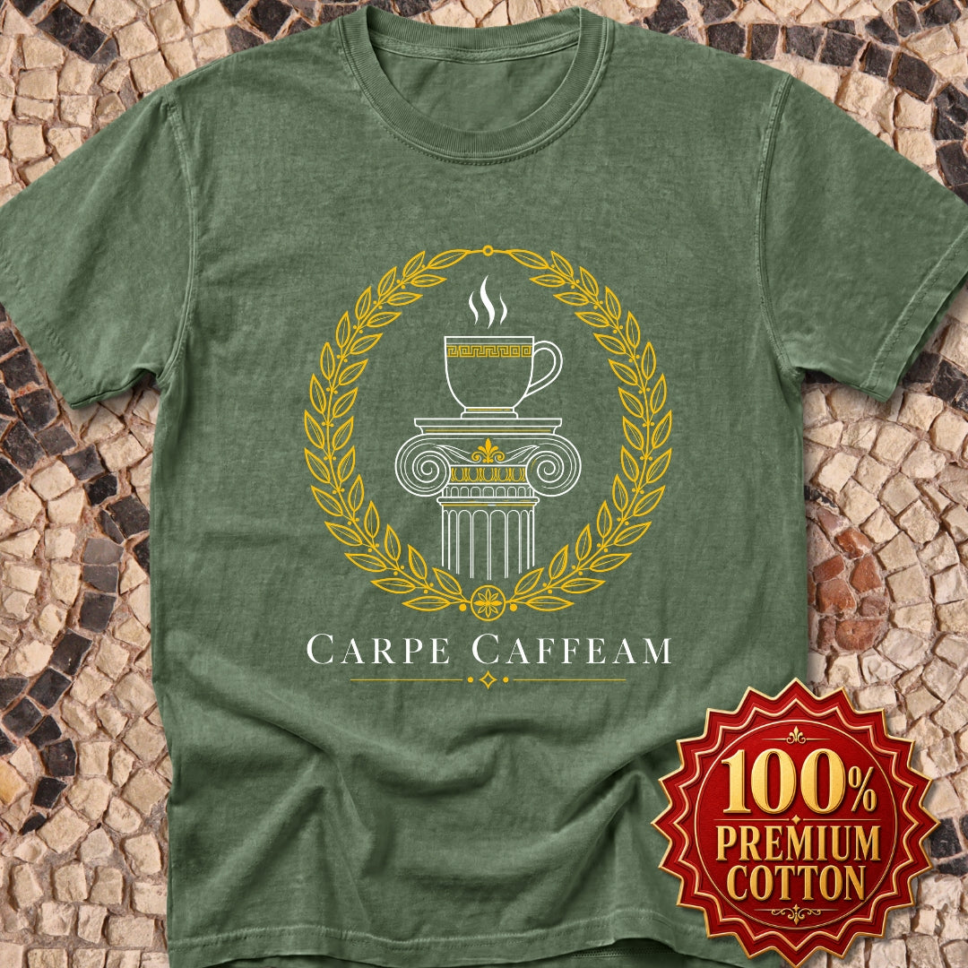 Carpe Caffeam Minimalist Premium Tee