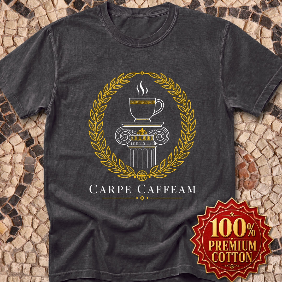 Carpe Caffeam Minimalist Premium Tee