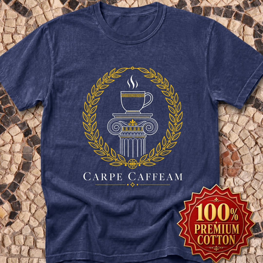 Carpe Caffeam Minimalist Premium Tee