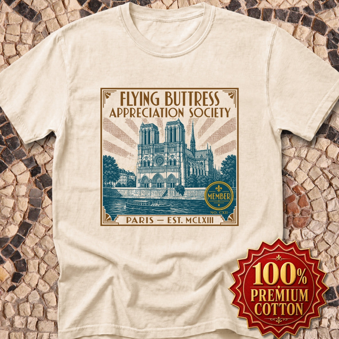 Flying Buttress Appreciation Art Nouveau Premium Tee