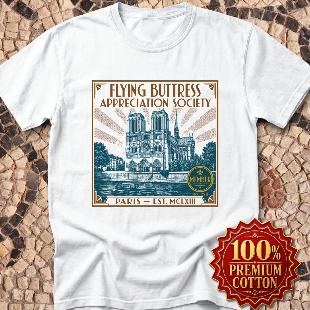 Flying Buttress Appreciation Art Nouveau Premium Tee