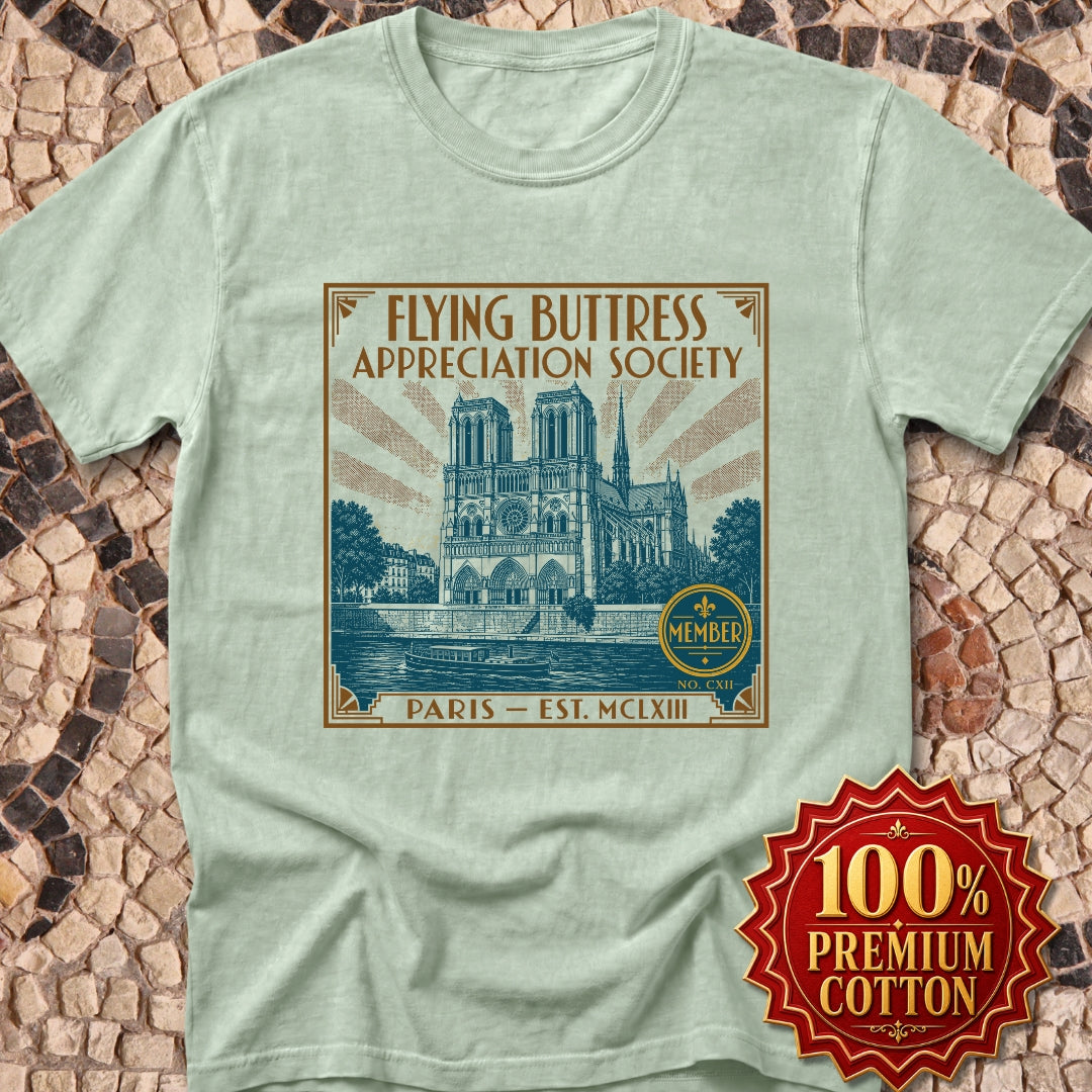 Flying Buttress Appreciation Art Nouveau Premium Tee