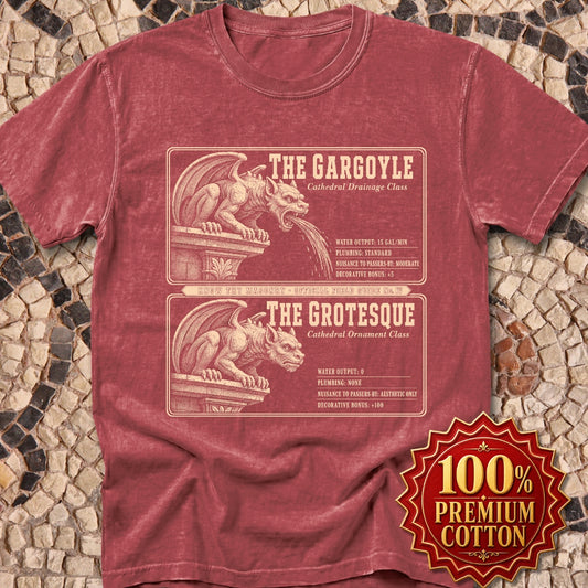Gargoyle vs Grotesque Field Guide Premium Tee