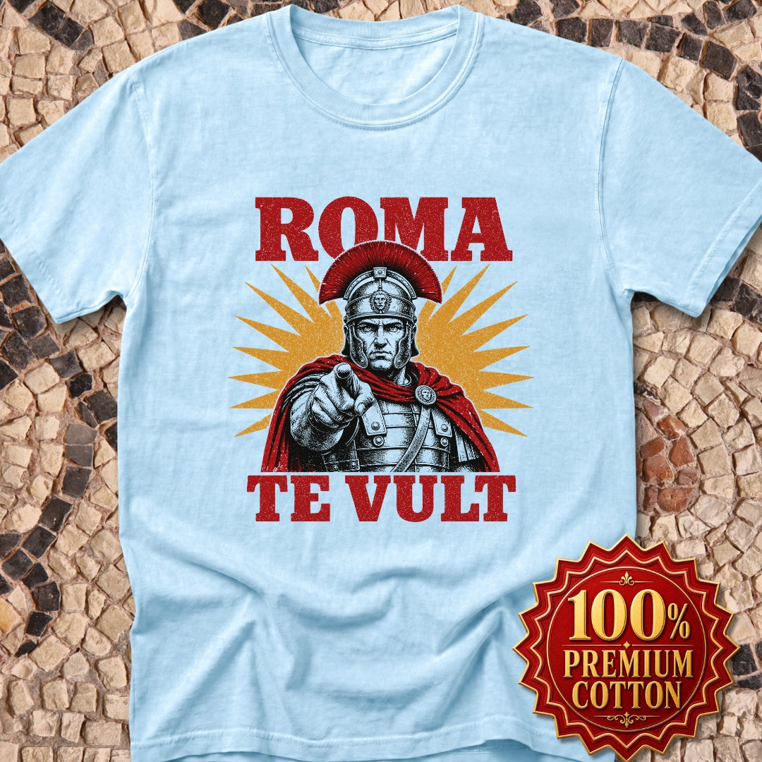 Roma Te Vult Rome Wants You Latin Premium Tee