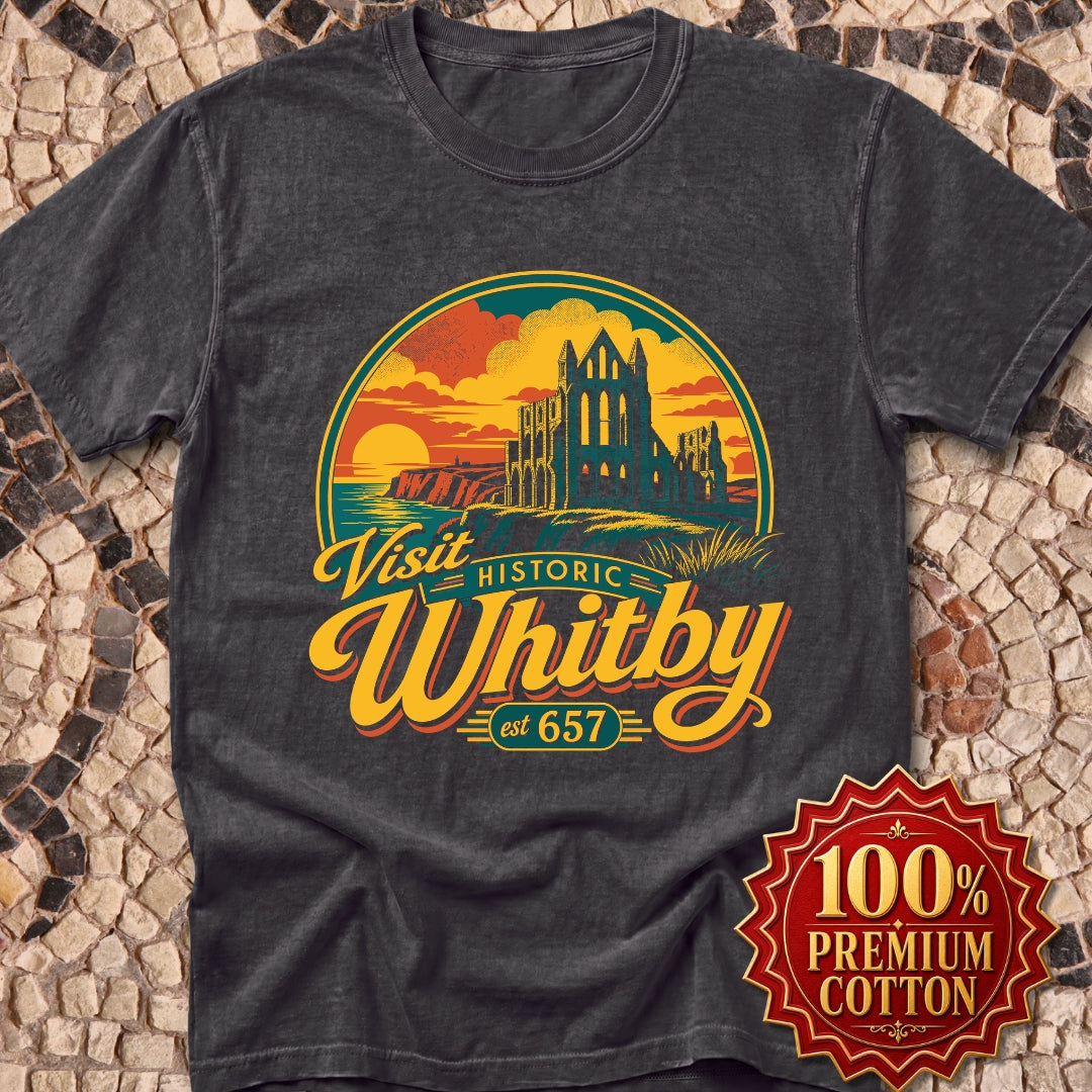 Visit Whitby Abbey Premium Tee