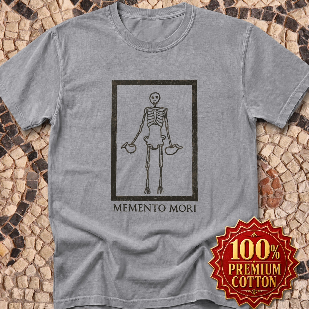 Memento Mori Skeleton Mosaic Premium Tee