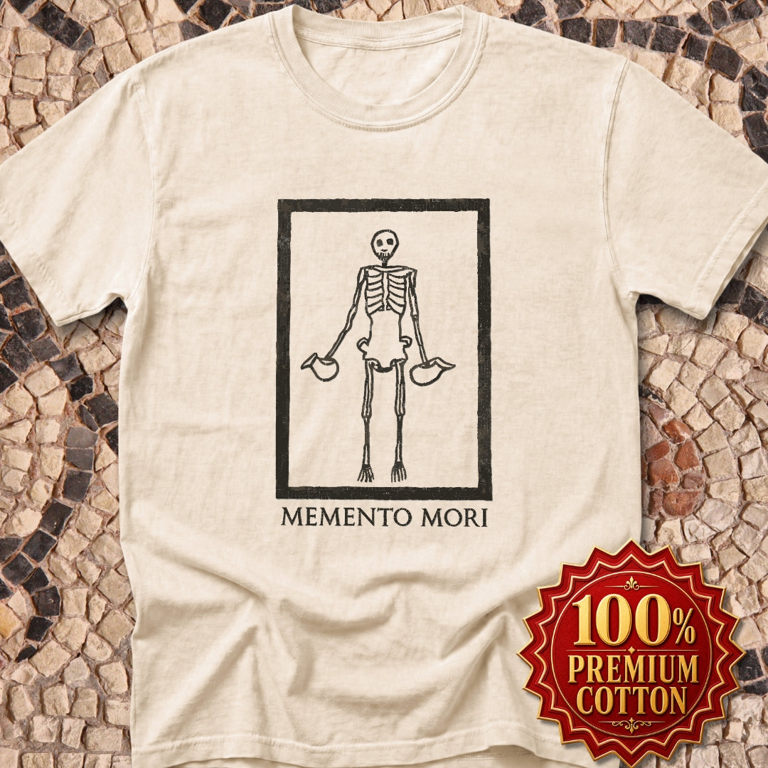 Memento Mori Skeleton Mosaic Premium Tee