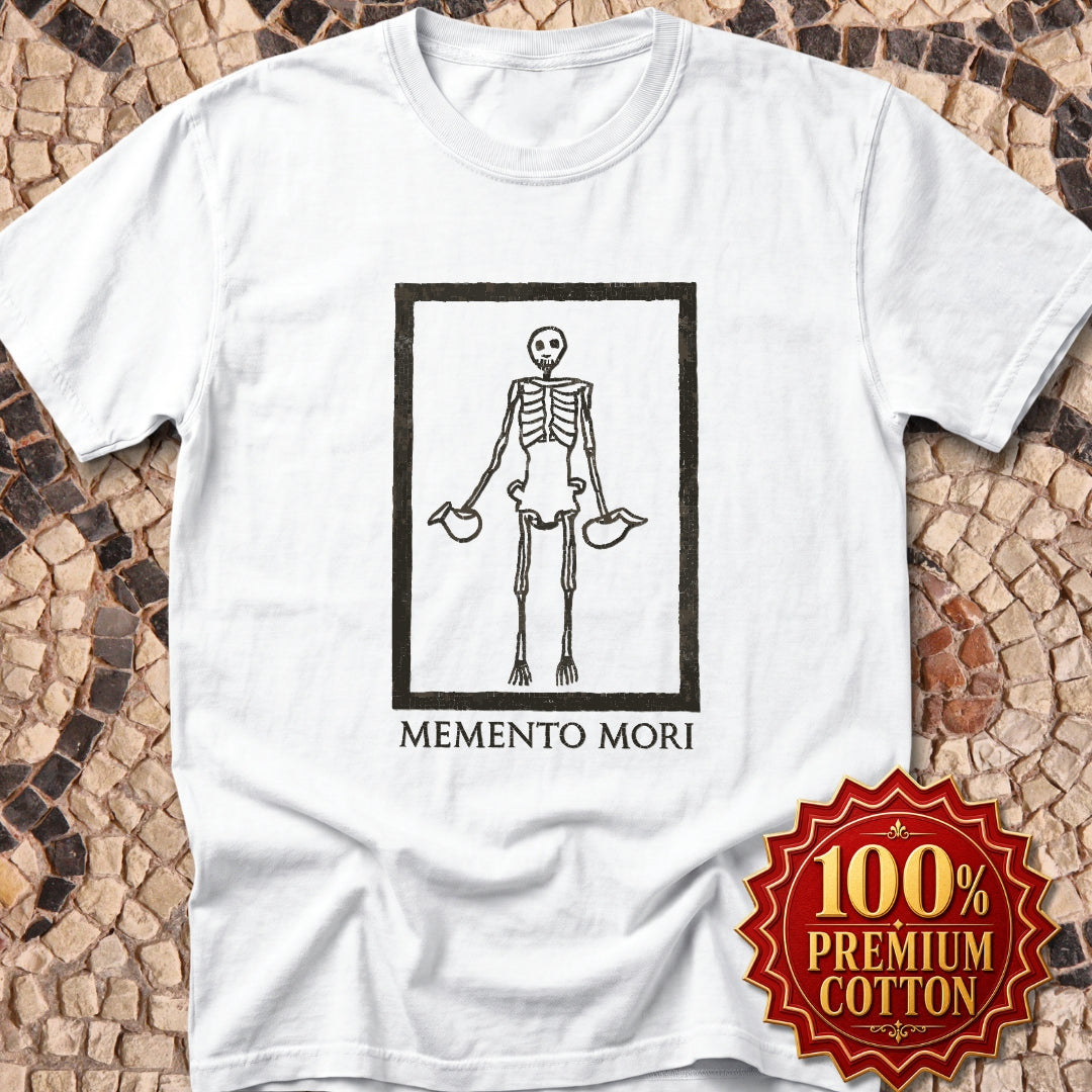 Memento Mori Skeleton Mosaic Premium Tee
