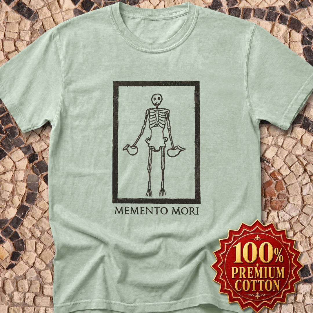 Memento Mori Skeleton Mosaic Premium Tee