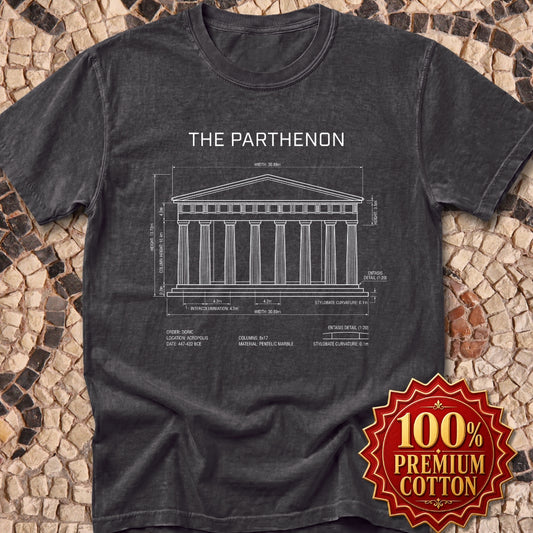Parthenon Schematic Premium Tee
