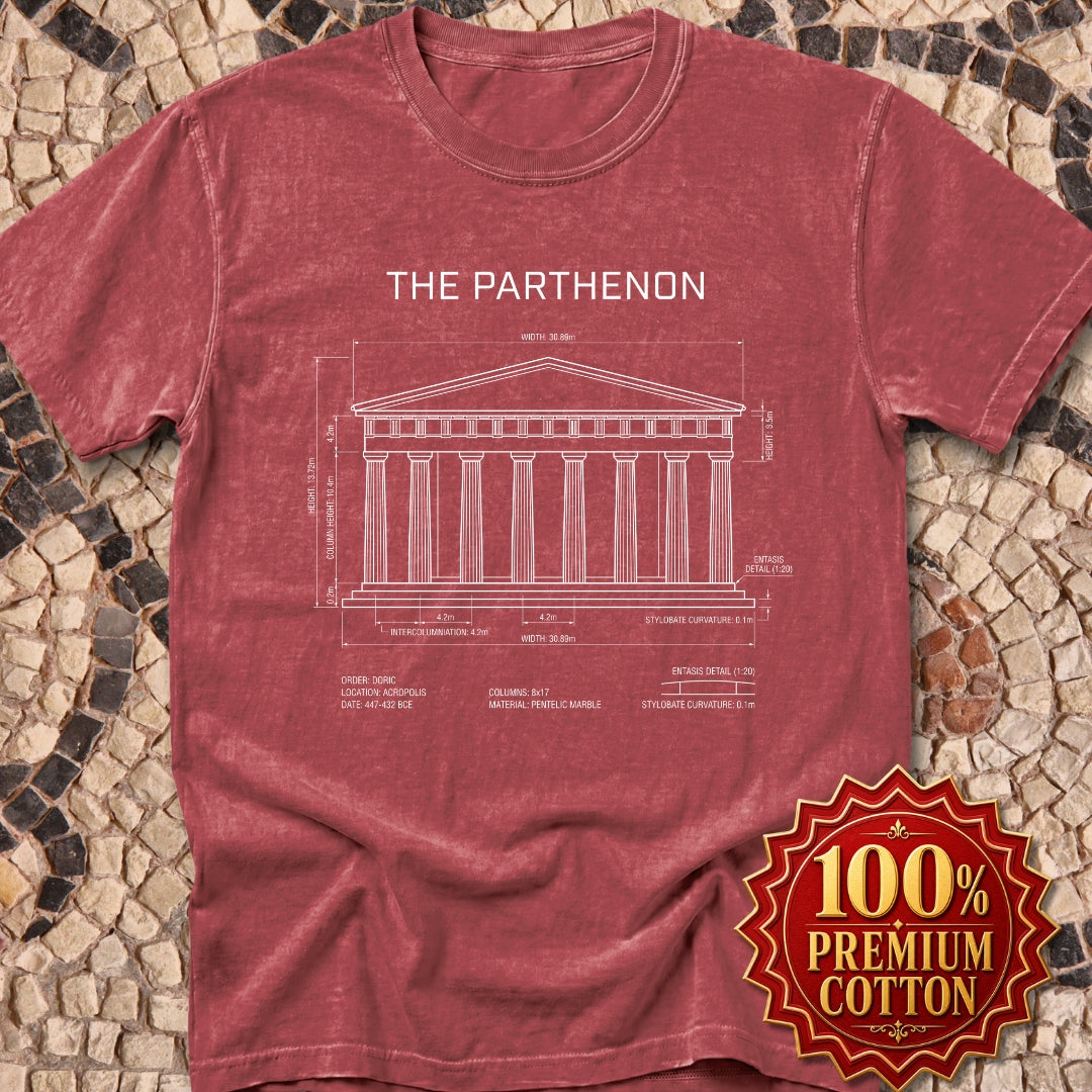Parthenon Schematic Premium Tee