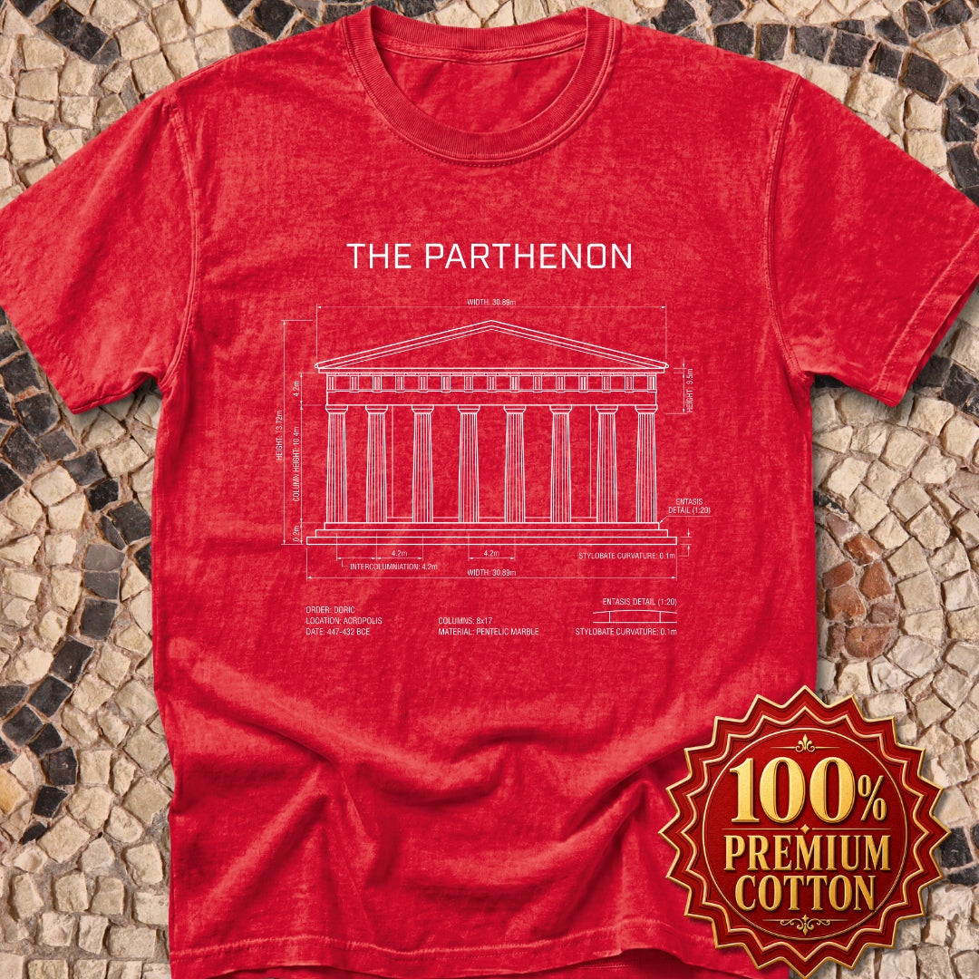 Parthenon Schematic Premium Tee