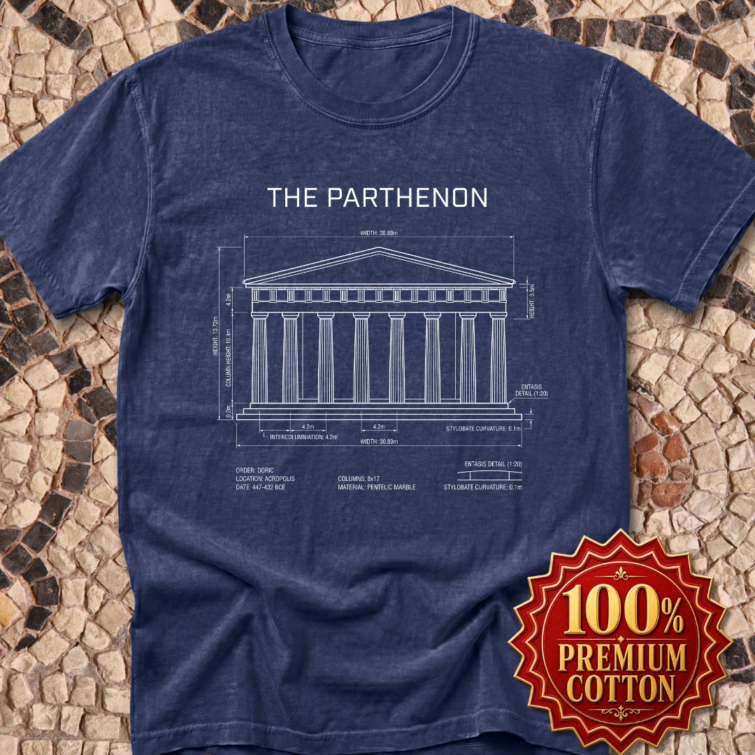 Parthenon Schematic Premium Tee