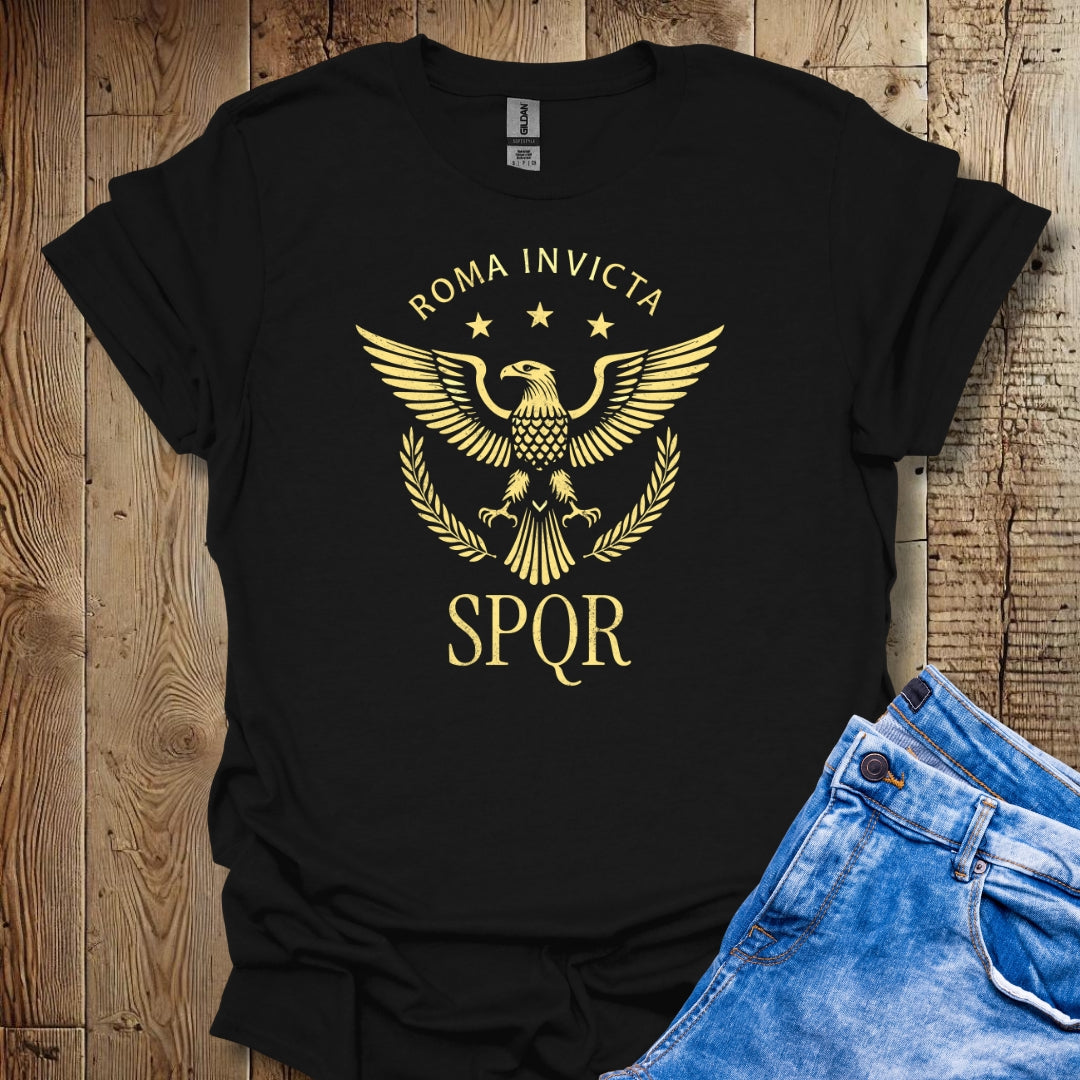 Roma Invicta Eagle SPQR T-Shirt