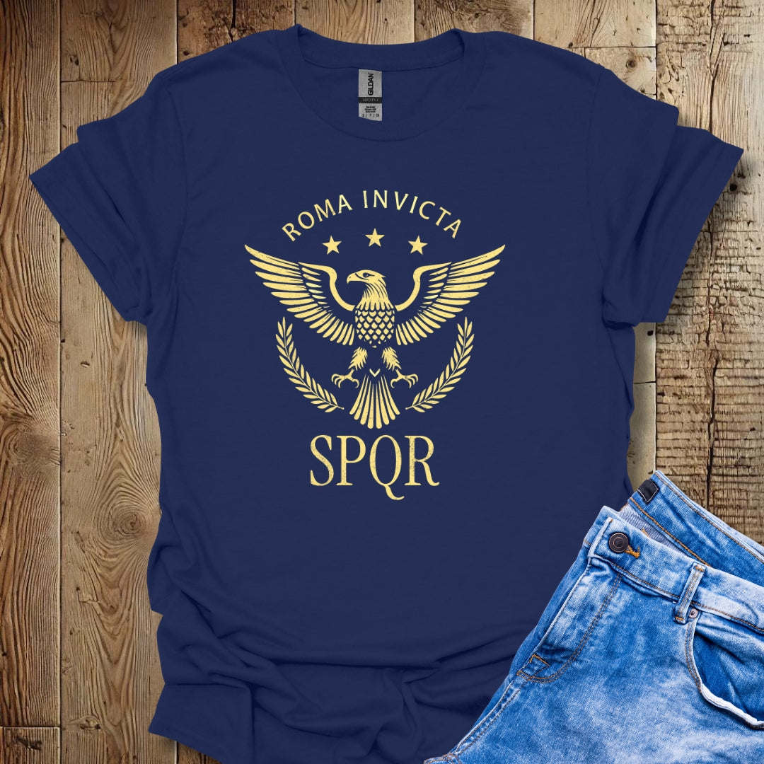 Roma Invicta Eagle SPQR T-Shirt