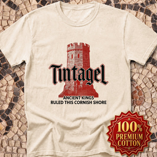 Tintagel Castle Ancient Kings Premium Tee
