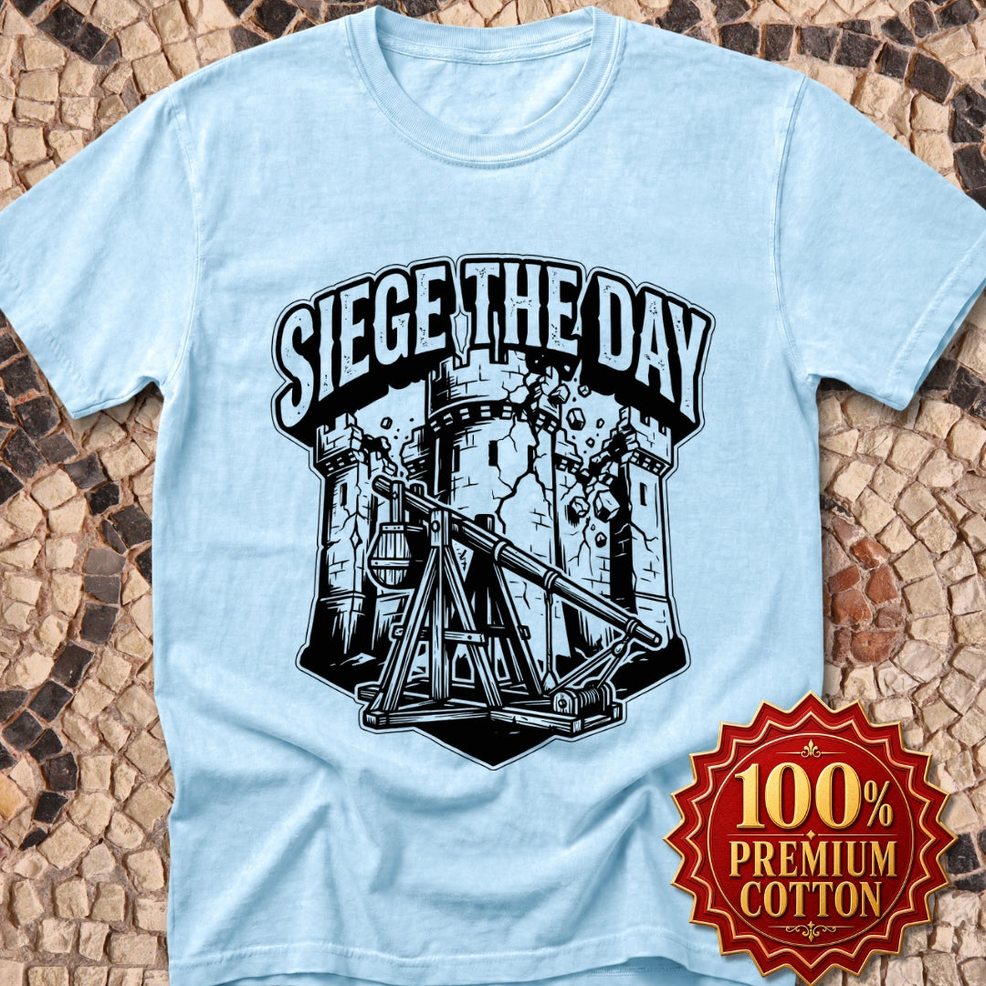 Medieval Siege the Day Pun Premium Tee