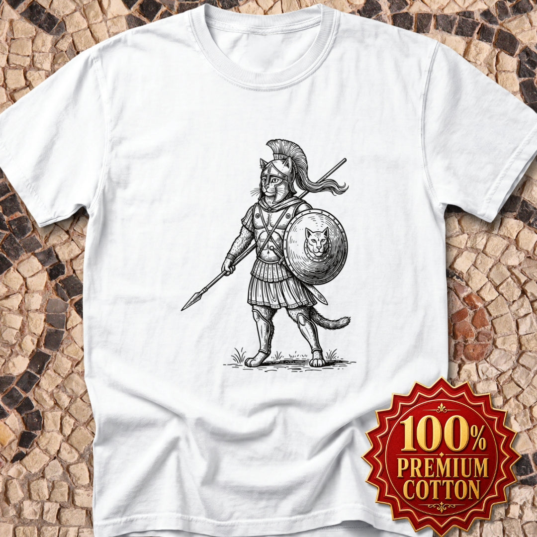 Cat Hoplite Premium Tee