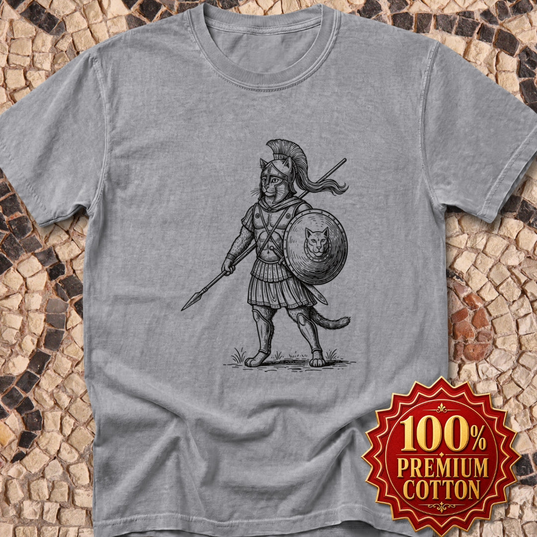 Cat Hoplite Premium Tee