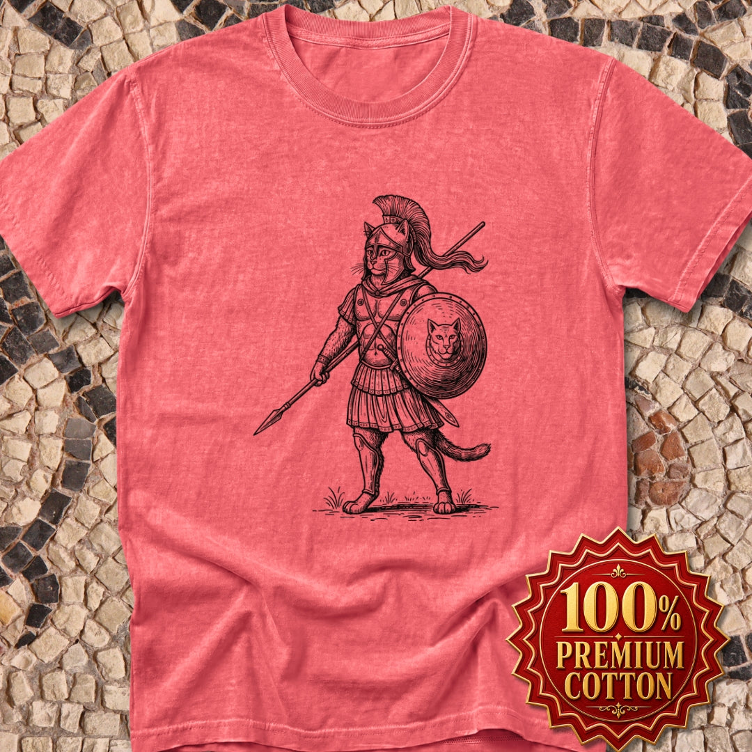 Cat Hoplite Premium Tee