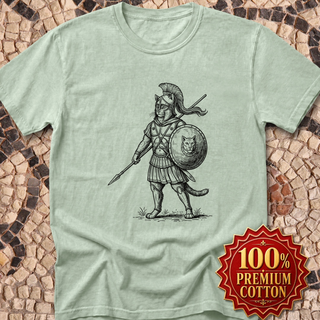 Cat Hoplite Premium Tee