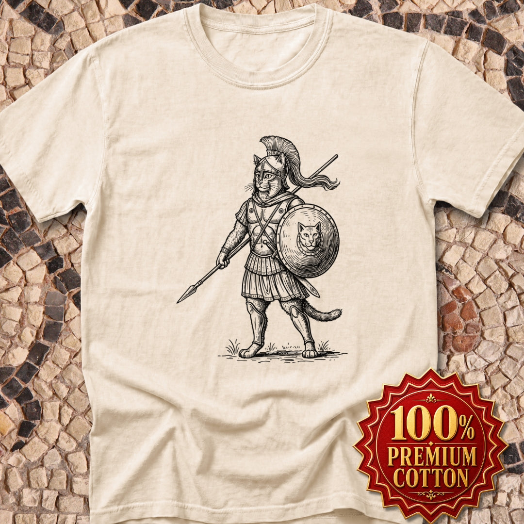 Cat Hoplite Premium Tee