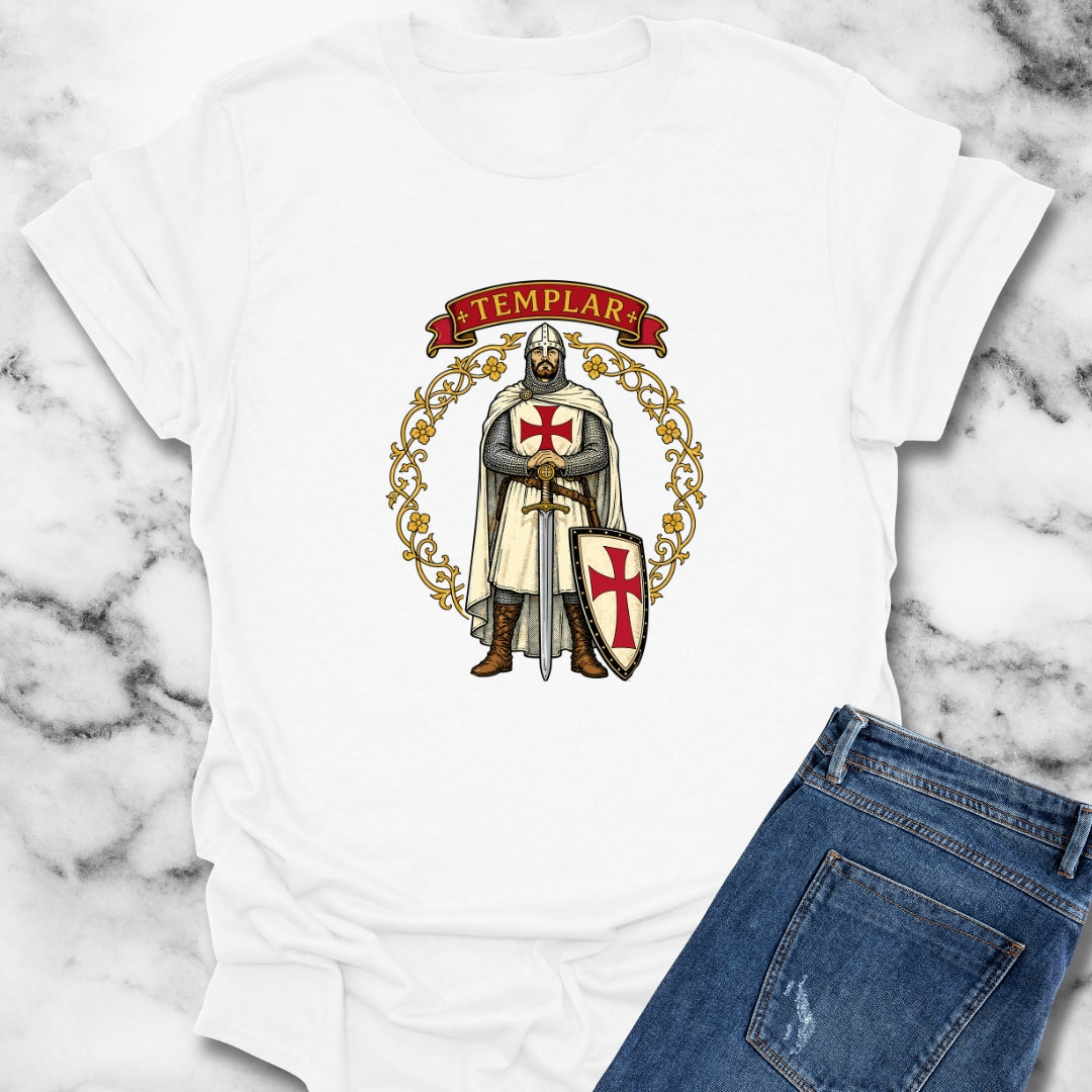 Knight Templar Filigree T-Shirt