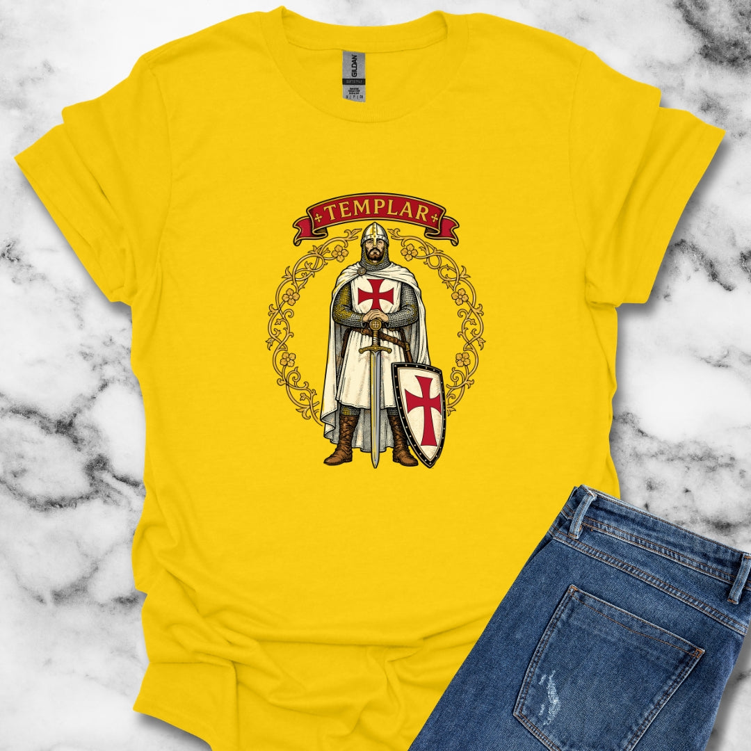 Knight Templar Filigree T-Shirt