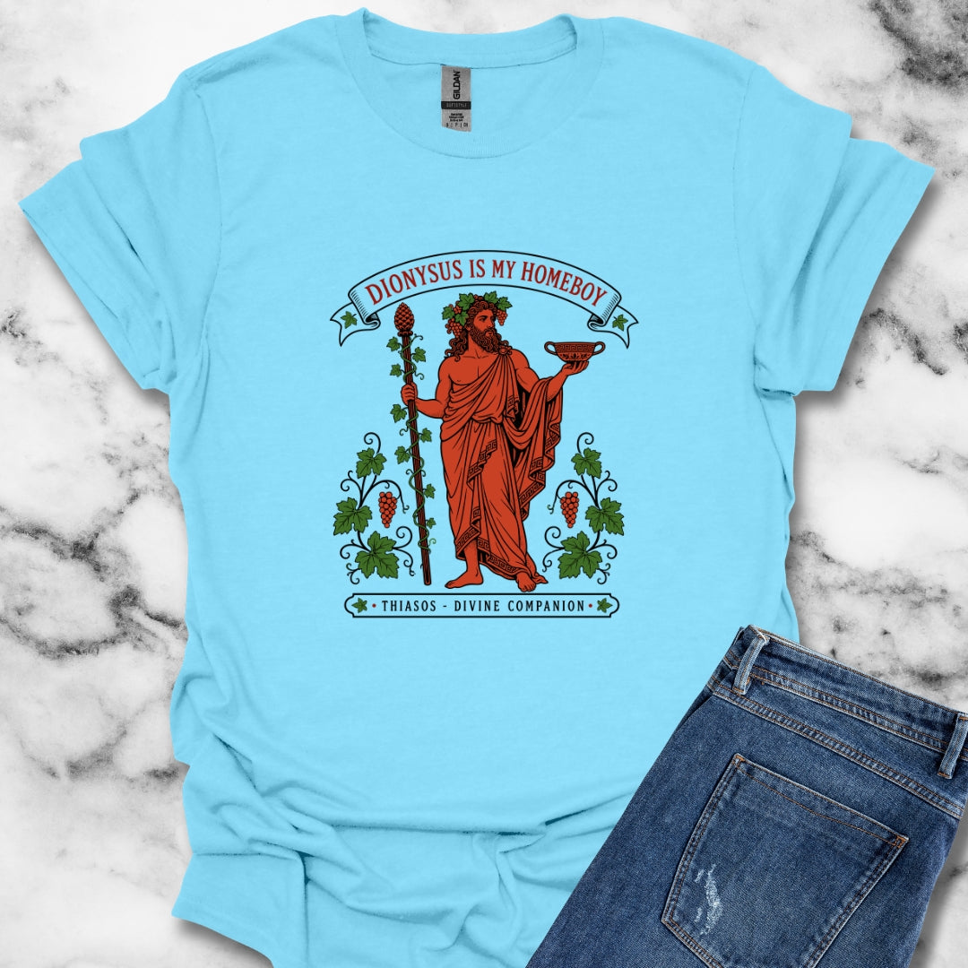 Dionysus is Homeboy Thiasos T-Shirt