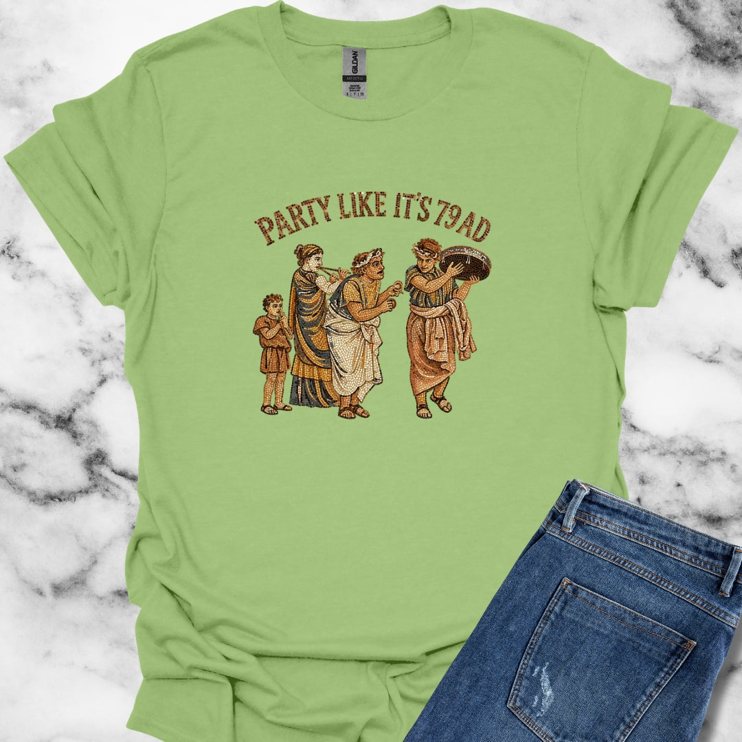 Party Like It's 79 Pompeii Mosaic T-Shirt