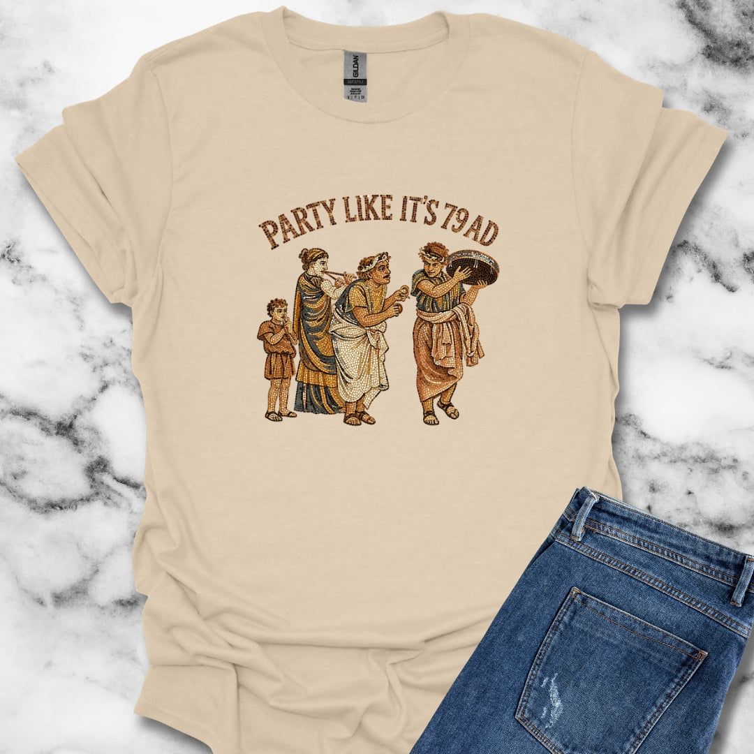 Party Like It's 79 Pompeii Mosaic T-Shirt