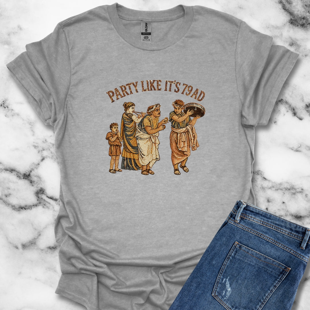 Party Like It's 79 Pompeii Mosaic T-Shirt