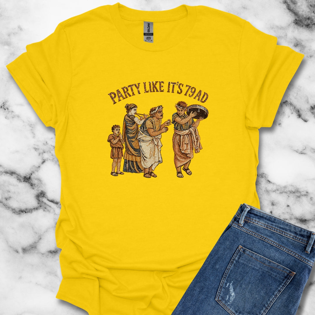 Party Like It's 79 Pompeii Mosaic T-Shirt