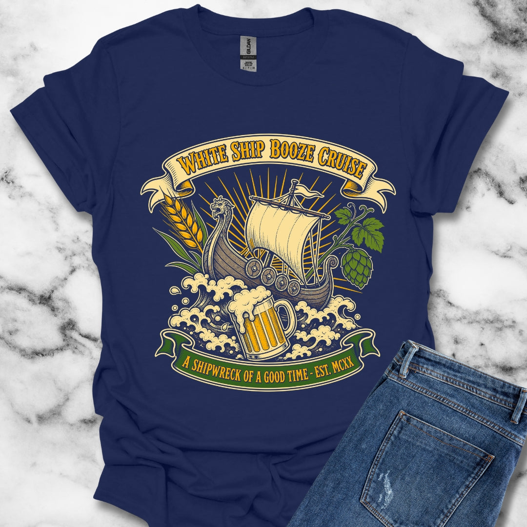White Ship Booze Cruise Disaster T-Shirt