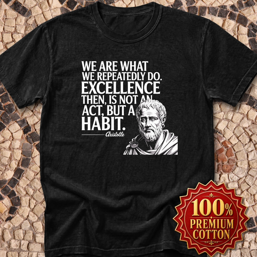 Aristotle Excellence Quote Premium Tee