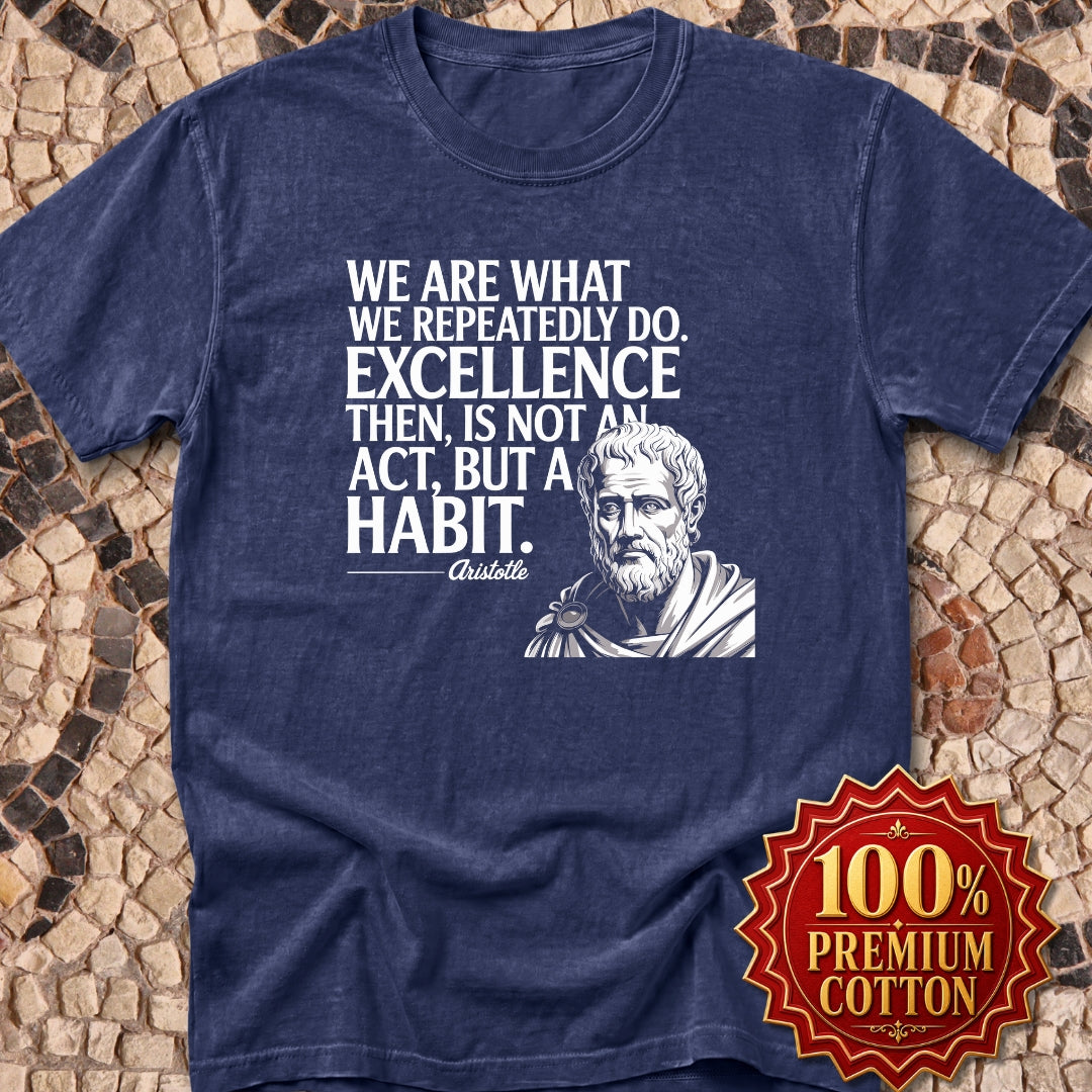 Aristotle Excellence Quote Premium Tee