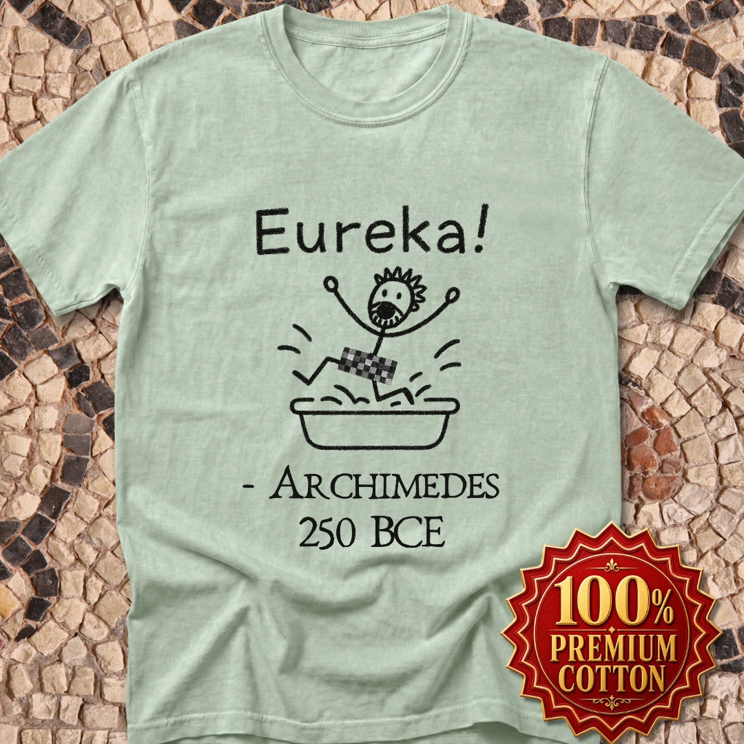 Eureka Archimedes Stick Figure Premium Tee