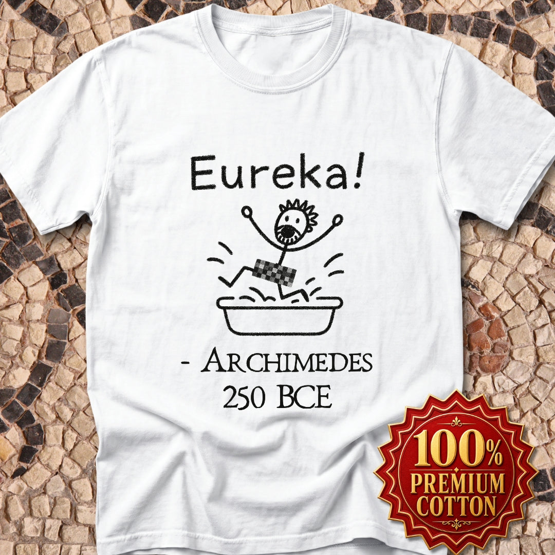 Eureka Archimedes Stick Figure Premium Tee