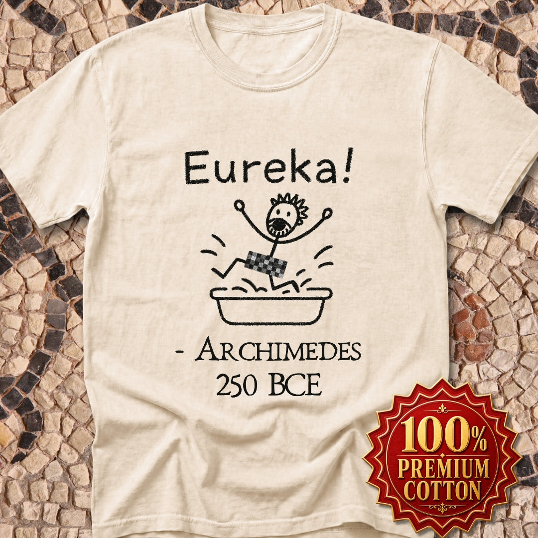 Eureka Archimedes Stick Figure Premium Tee