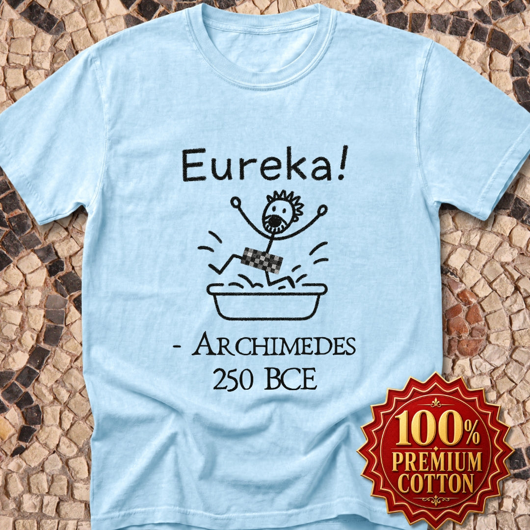 Eureka Archimedes Stick Figure Premium Tee