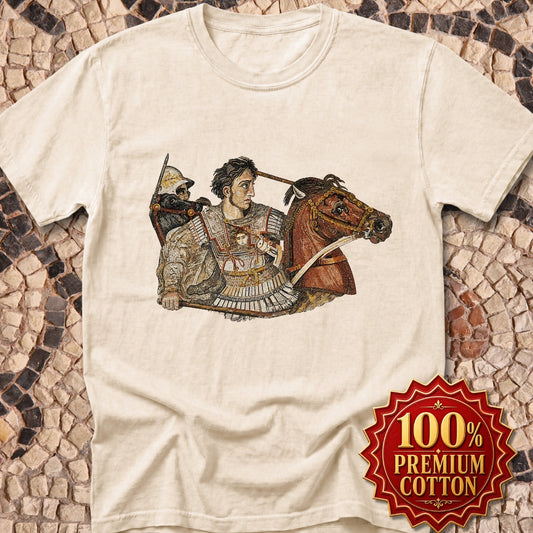 Alexander the Great Pompeii Mosaic Premium Tee