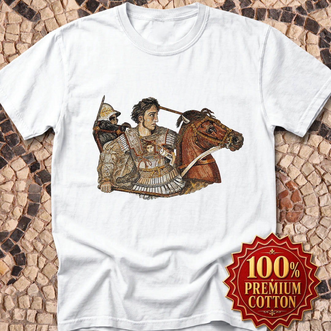 Alexander the Great Pompeii Mosaic Premium Tee
