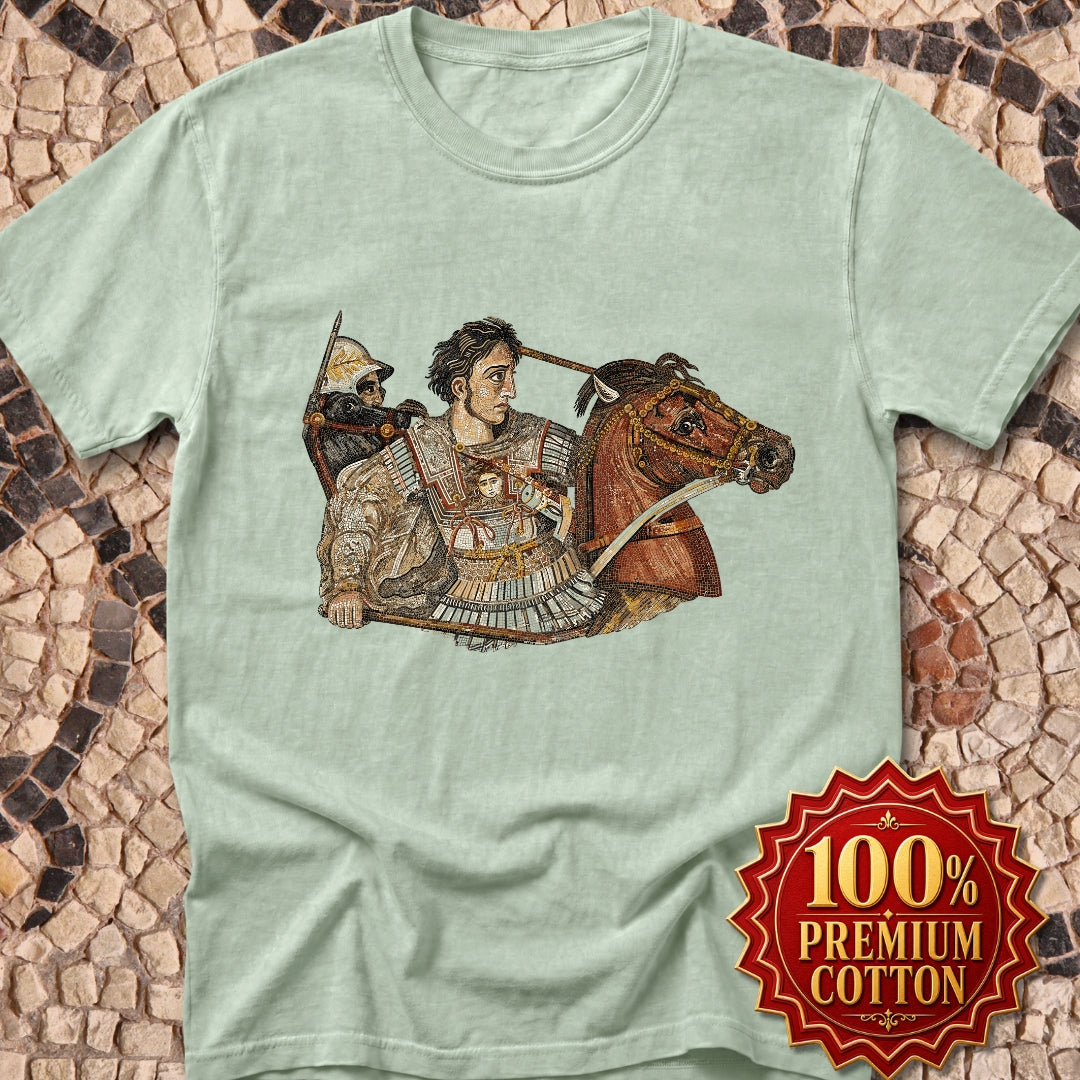 Alexander the Great Pompeii Mosaic Premium Tee