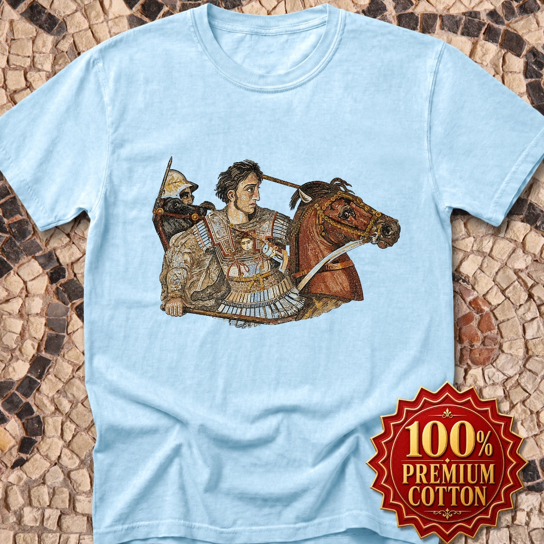 Alexander the Great Pompeii Mosaic Premium Tee